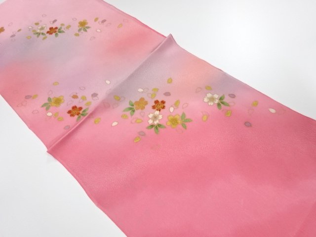 未使用品　正絹　帯揚げ